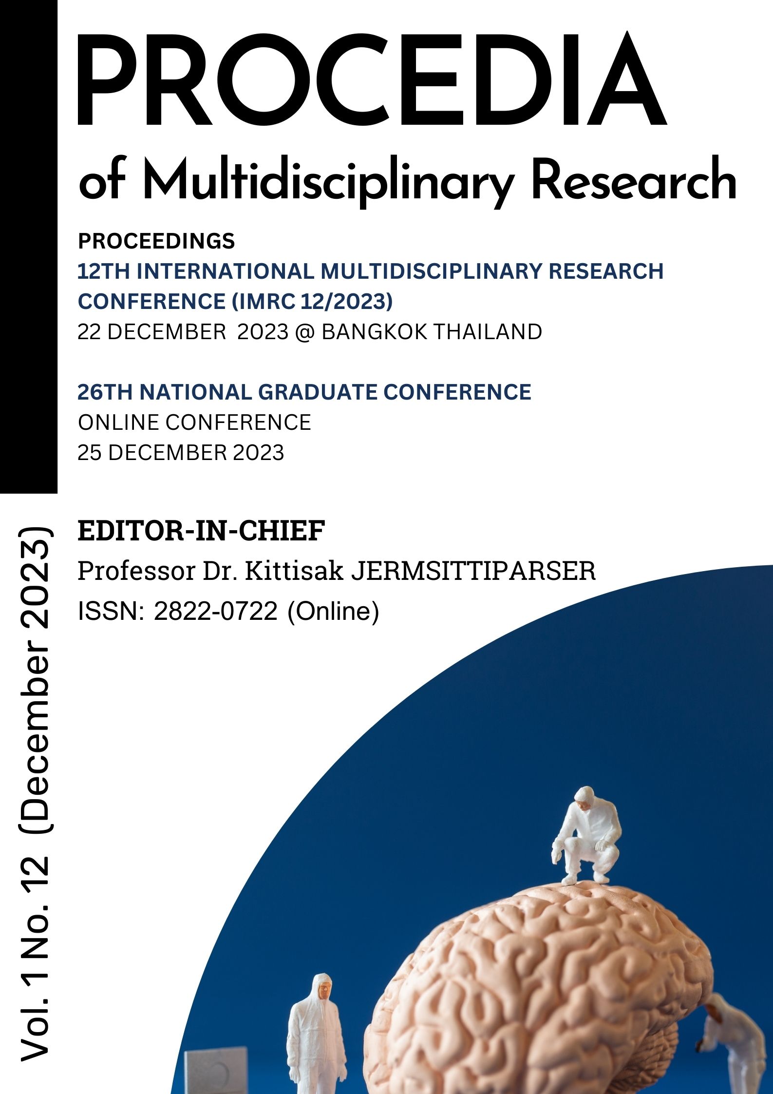 					View Vol. 1 No. 12 (2023): Procedia of Multidisciplinary Research (December 12/2023)
				