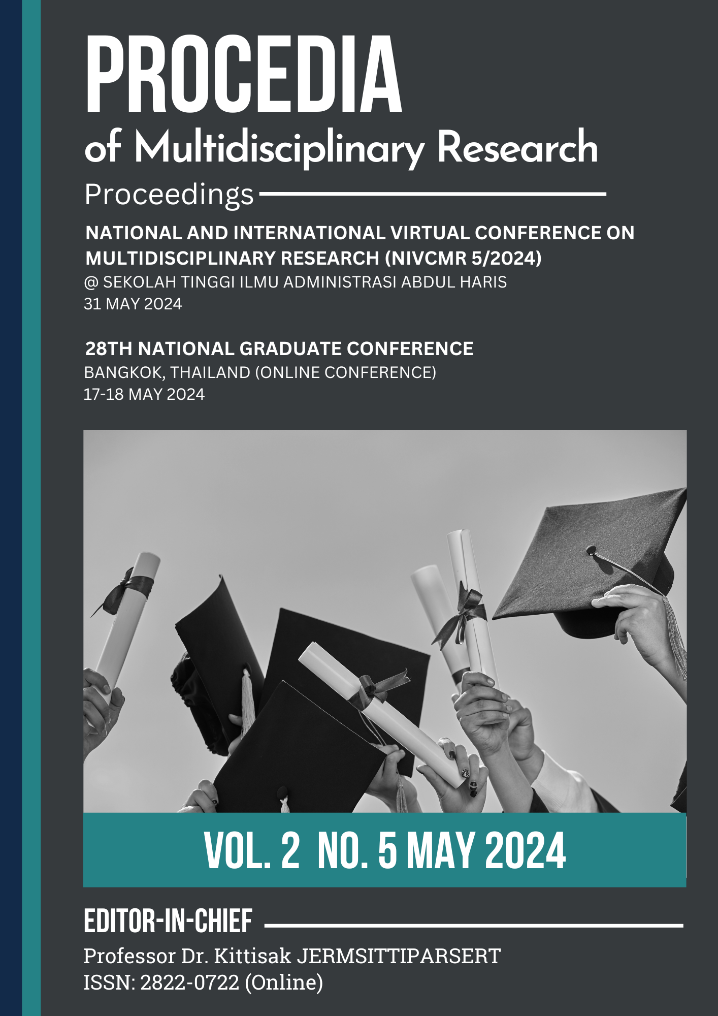 					View Vol. 2 No. 5 (2024): Procedia of Multidisciplinary Research (MAY 5/2024)
				
