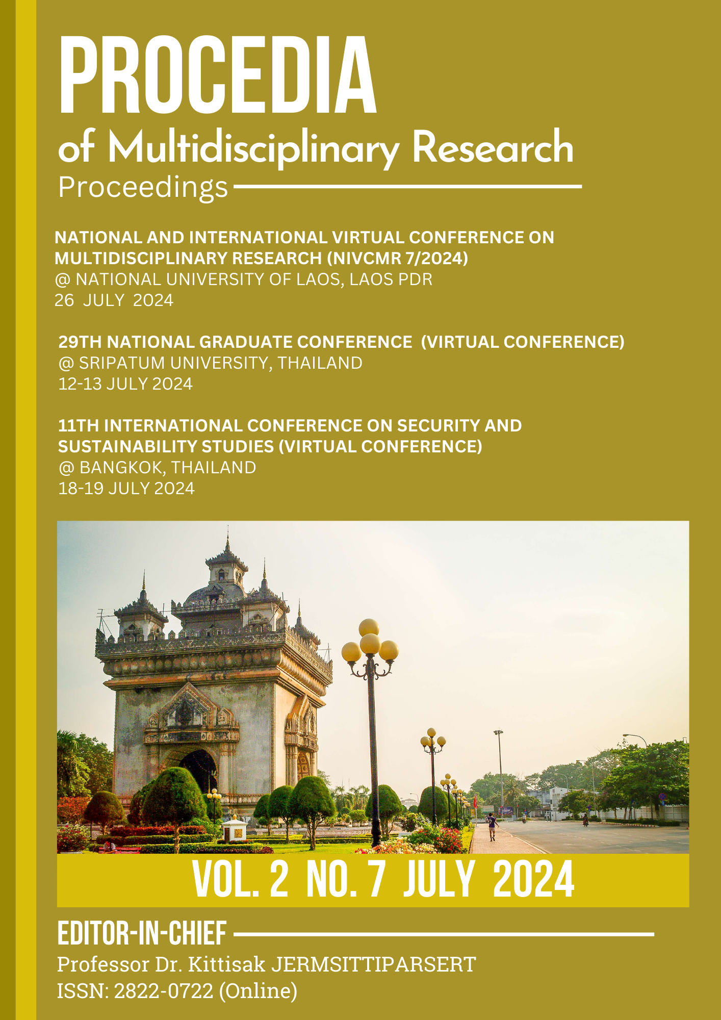 					View Vol. 2 No. 7 (2024): Procedia of Multidisciplinary Research (JULY 7/2024)
				