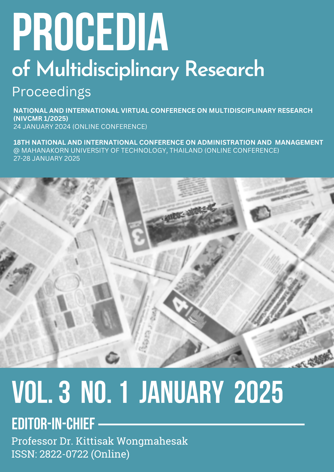 					View Vol. 3 No. 1 (2025): Procedia of Multidisciplinary Research (January 1/2025)
				